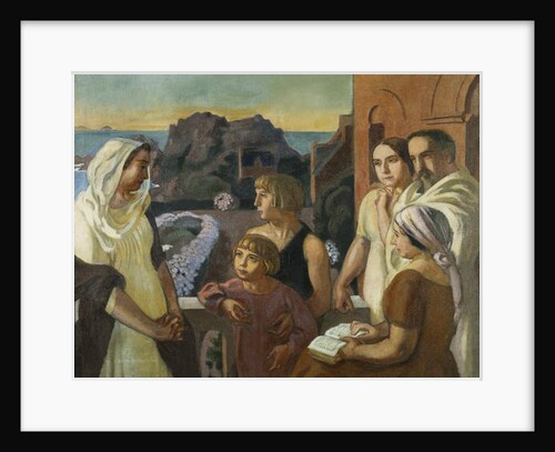 Sacred Conversation; Conversation Sacree, 1923 by Maurice Denis
