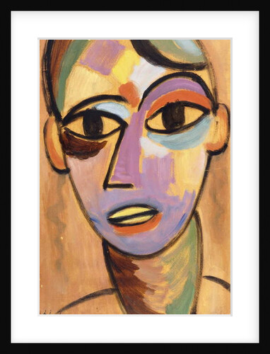 Mysticher Kopf: Jungling I, c.1917 by Alexej von Jawlensky