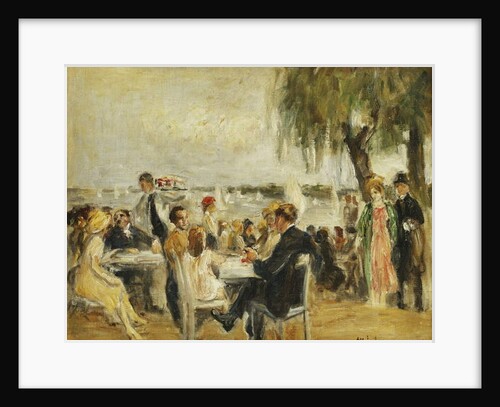 Garden Cafe on the Elbe, 1902 by Max Liebermann
