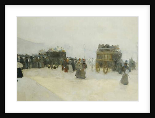 Place de la Concorde et le Palais Bourbon by Luigi Loir