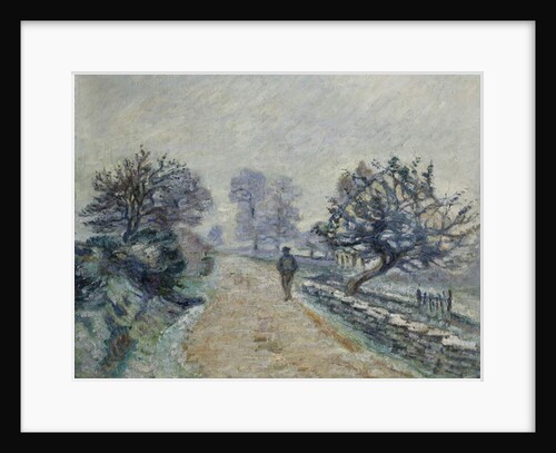 Crozard Road, Little Fog and Frost; Route de Crozard, Petit Brouillard et Gelee Blanche, 1910 by Jean Baptiste Armand Guillaumin