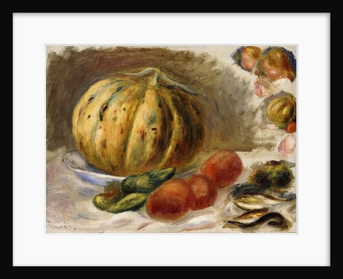 Still Life with Melon and Tomatoes; Nature Morte au Melon et Tomates, c.1900 by Pierre Auguste Renoir