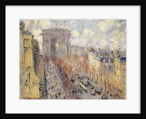 Avenue Friedland, Paris, 1925 by Gustave Loiseau