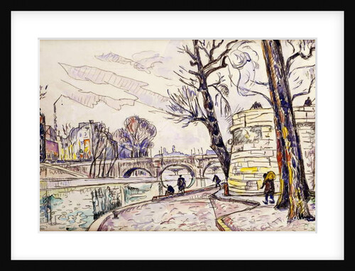 Quai de Seine by Paul Signac