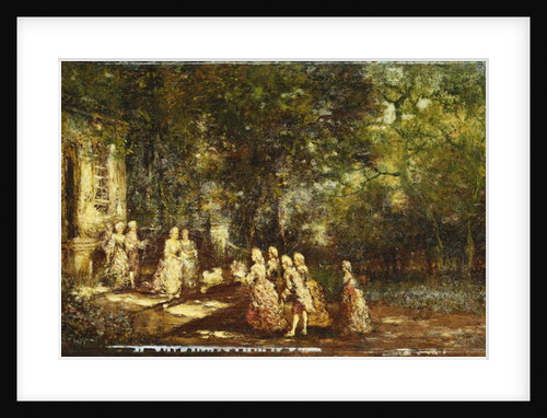 A Visit to the Princess; Visite a la Princesse, c.1860 by Adolphe Joseph Thomas Monticelli