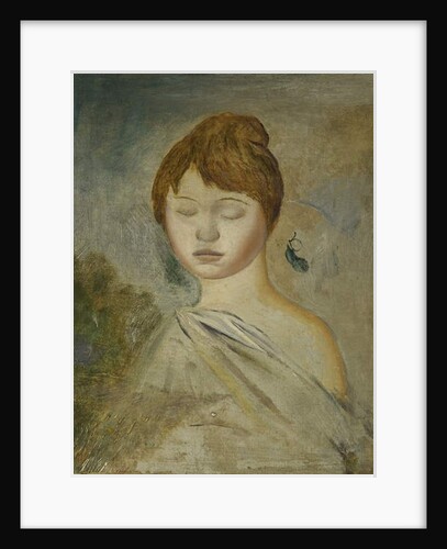 Head of a Young Woman by Pierre Auguste Renoir