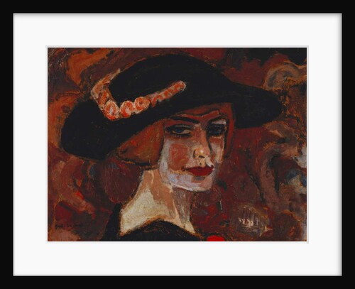 Young Woman with a Hat; Jeune Fille au Chapeau, 1917 by Gustave de Smet