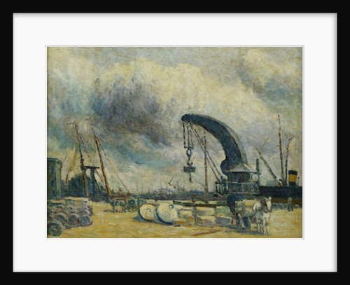 Le Port, Quai a Schiedamm, 1907 by Maximilien Luce