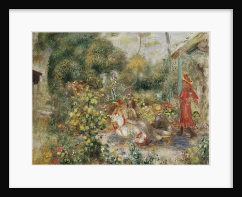 Girls in a Garden in Montmartre; Fillettes dans un Jardin a Montmartre, c.1893-5 by Pierre Auguste Renoir