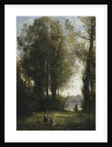 Picking Daisies by Jean Baptiste Camille Corot