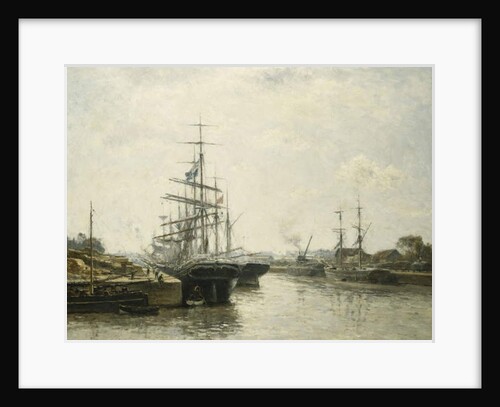 Le Bassin de Caen, 1887 by Stanislas Victor Edouard Lepine