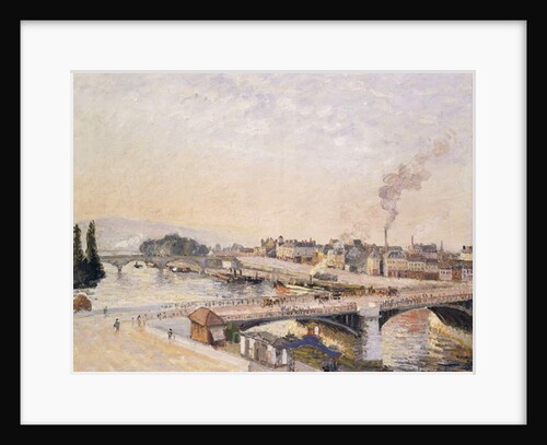 Sunrise over Rouen by Camille Pissarro