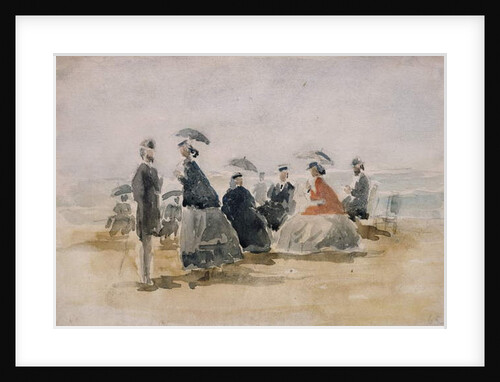 Les Crinolines, 1865 by Eugene Louis Boudin