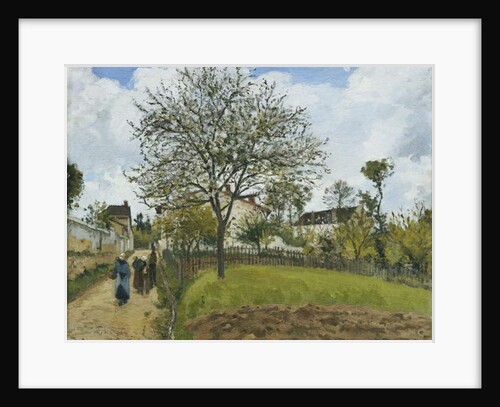 Landscape in Louveciennes; Paysage a Louveciennes, 1870 by Camille Pissarro