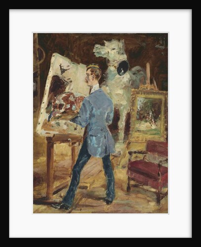 Princeteau in his Studio; Princeteau dans son Atelier, 1881 by Henri de Toulouse-Lautrec