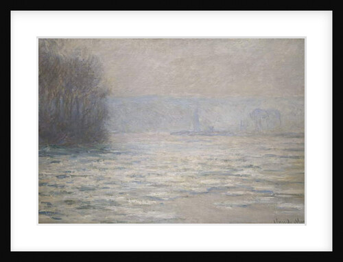 Floods on the Seine near Bennecourt; Debacle, La Seine pres Bennecourt, 1893 by Claude Monet