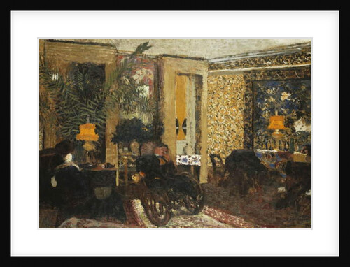 Room with Three Lamps, Rue St. Florentin; Le Salon aux Trois Lampes, Rue St. Florentin, 1899 by Edouard Vuillard