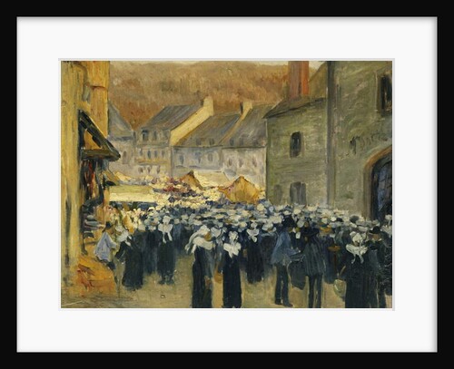 The Market at Pont-Aven; Le Marche a Pont-Aven, 1886 by Emile Bernard