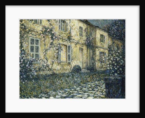 The Summer House; La Maison d'Ete by Henri Eugene Augustin Le Sidaner