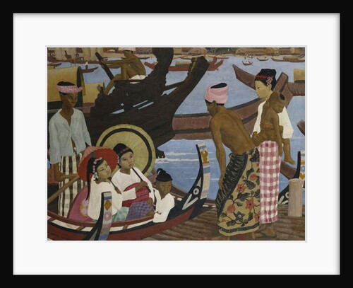 Crossing the River, Burma by Ernest Procter