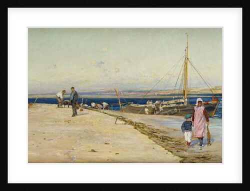 Figures on the Banks of an Estuary by William Lionel Wyllie
