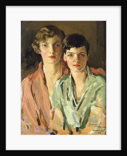 The Sisters, Joan and Marjory, 1927 by John Lavery