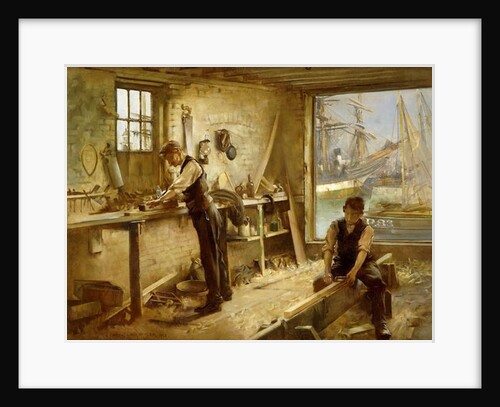 The Shipwright's Workshop, 1902 by Albert Chevallier Tayler