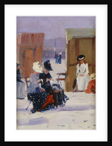 On the Beach by Albert Jnr. Ludovici