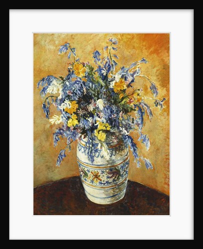 Bluebells and Narcissi in a Decorated Vase, by James Bolivar Manson