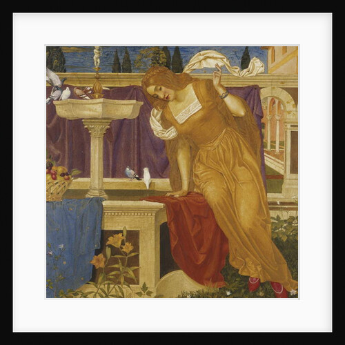Beauty Seeing the Image of her Home in the Fountain, 1897-8 by Joseph Edward Southall