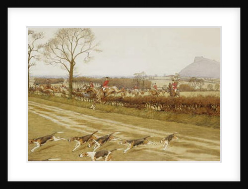 The Cheshire - Away from Tattenhall, 1912 by Cecil Charles Windsor Aldin