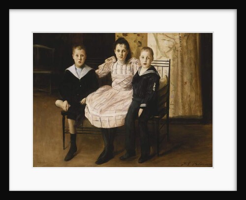Henry Bernstein and his Brother and Sister, 1892 by Jacques-Emile Blanche