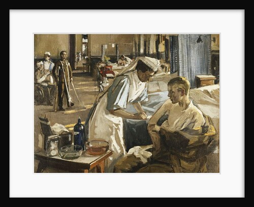 The First Wounded, London Hospital, 1914, 1914 by John Lavery