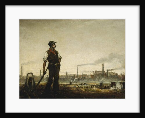 Allotments, East Ham by Christopher Richard Wynne Nevinson