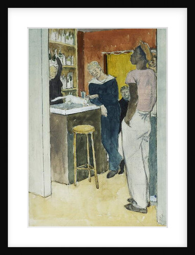 Bistro, Havre by Glyn Warren Philpot