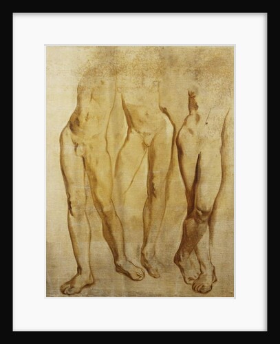 Three Studies of a Standing Male Nude by Glyn Warren Philpot