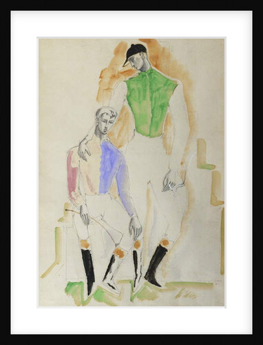 Two Jockeys by Christopher Wood