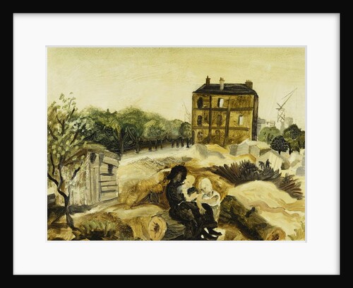 The Little Brown House, Passy, c.1928 by Christopher Wood