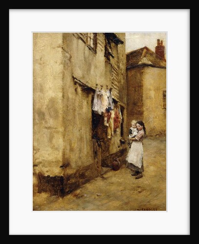 A Street in Newlyn by Walter Langley
