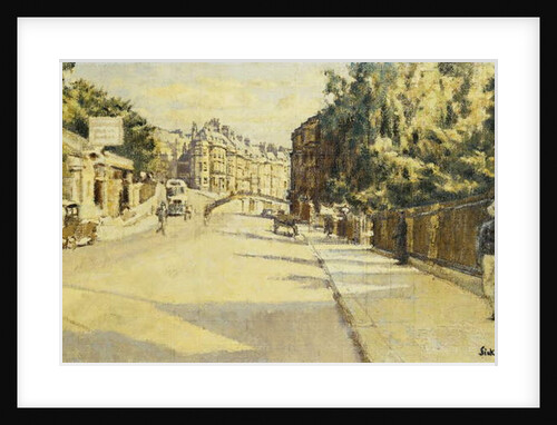 London Street, Bath, looking towards Walcot, c.1939 by Walter Richard Sickert