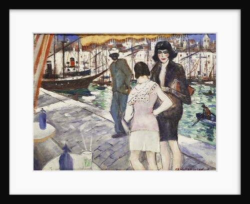 By the Quay by Christopher Richard Wynne Nevinson