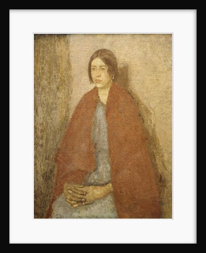 Young Woman in a Red Shawl, by Gwen John