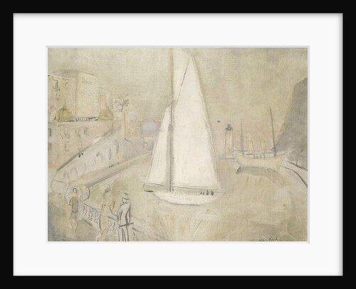 The White Yacht in Monte Carlo, 1926 by Christopher Wood