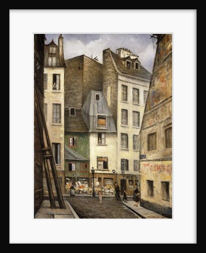 Rue St. Julien le Pauvre, Paris by Christopher Richard Wynne Nevinson