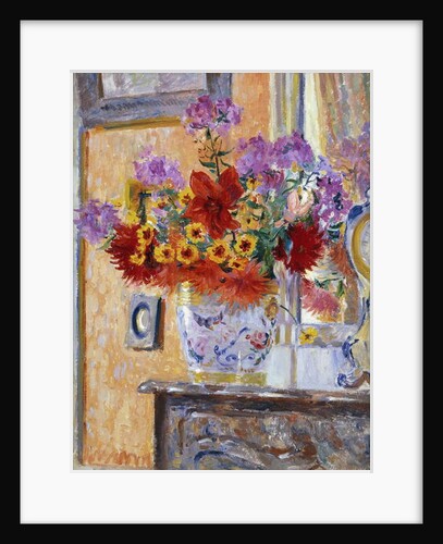 Flowers in the Salon, Chateau de Nanteuil, 1927 by James Bolivar Manson