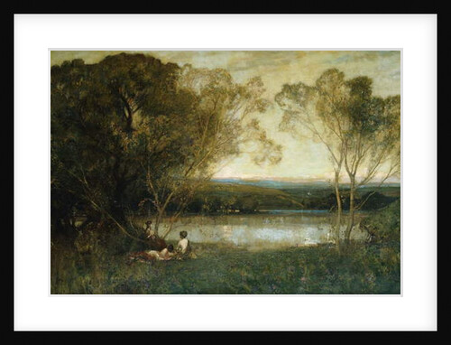 An Evening Song by Alfred East