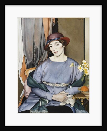 Lady in a Hat, the Artist's Wife, 1916 by Bernard Meninsky