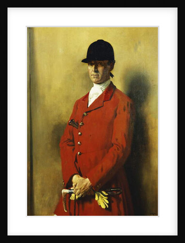 Portrait of Captain Marshall Roberts, Master of the Fox Hounds, 1926 by William Orpen