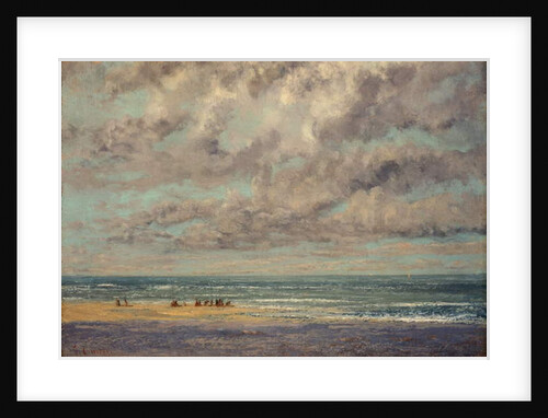 Marine - Les Equilleurs by Gustave Courbet