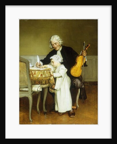 The Music Lesson by Eduard Charlemont